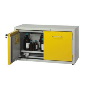Armadi di sicurezza sottocappa per infiammabili SAFETYBOX 1200/50 CM