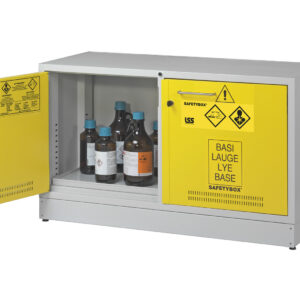 Armadio di sicurezza per chimici, acidi e basi sottocappa SAFETYBOX AB 1200/50